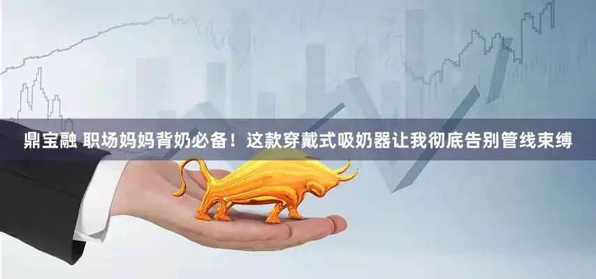 鼎宝融 职场妈妈背奶必备！这款穿戴式吸奶器让我彻底告别管线束缚